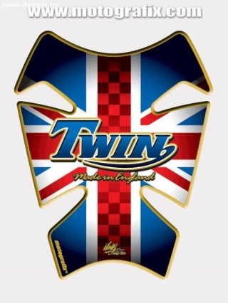 Triumph Twin Special Union Jack tankpad