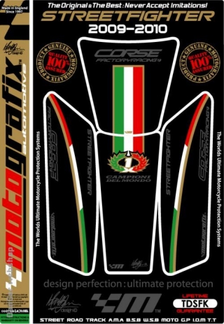 Ducati Streetfighter special tankpad