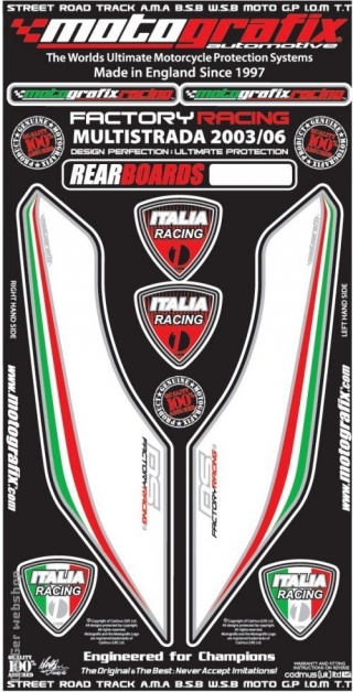 Ducati Multistrada hátsó numberboard kit