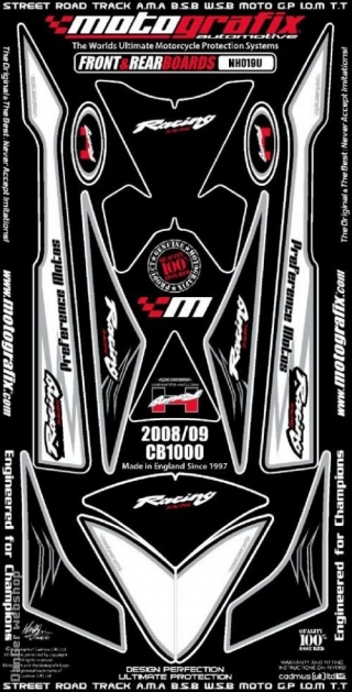 Honda CB1000R elsõ-hátsó numberboard kit
