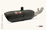SUONO steel black dual slip-on kipufogódob, Street Triple 07-09 #4