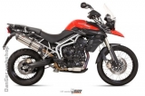 SUONO steel black slip-on kipufogódob, Tiger 800 11 #2