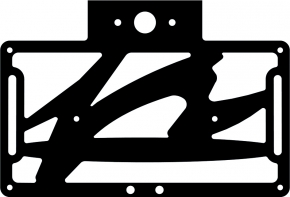 PISTA rendszámtartó konzol, Z1000 14-15