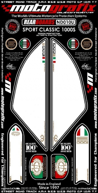 Ducati Sports Classic 1000S hátsó numberboard kit