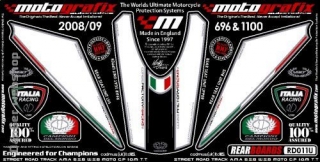 Ducati Monster 696/110 08-09 hátsó numberboard kit