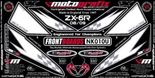 Kawasaki ZX6R 09 elsõ numberboard kit