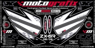 Kawasaki ZX6R 09 hátsó numberboard kit