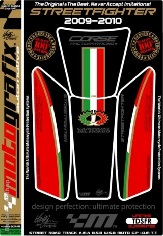 Ducati Streetfighter special tankpad