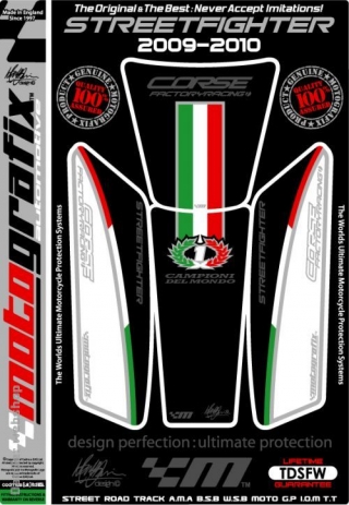 Ducati Streetfighter special tankpad