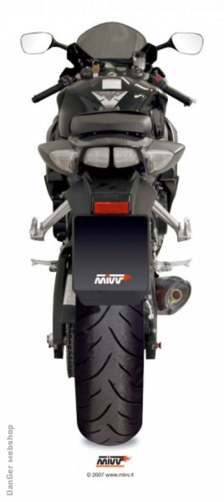 SUONO steel black slip-on kipufogódob, GSXR600/750 06-07