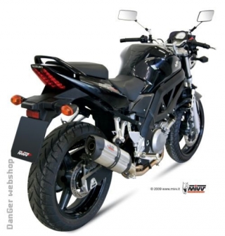 SUONO steel black slip-on kipufogódob, SV650 04