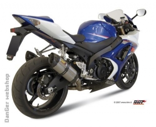 SUONO Full titán dual slip-on kipufogódob, GSXR1000 07-08