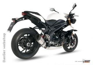 SUONO slip-on kipufogódob, Speed Triple 11 (alacsony)
