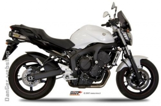 SUONO steel black dual slip-on kipufogódob, FZ6/Fazer 600 04-09