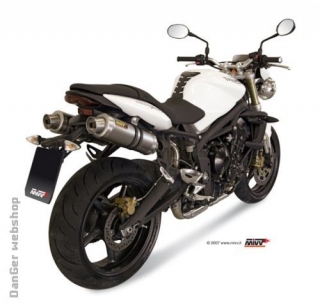 GP titán dual slip-on kipufogódob, Street Triple 07