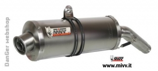 Oval inox dual slip-on kipufogódob, Monster 620