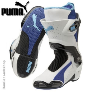 Puma 1000 v3 verseny csizma, fehér-kék