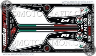 MV Agusta F4 1000  hátsó numberboard kit